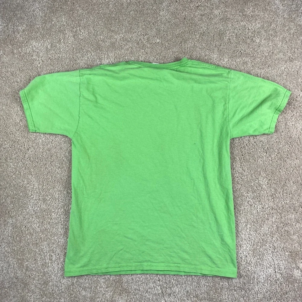 Fruit of the Loom Peanuts Halloween Snoopy Charlie Brown Green Kids T-Shirt L